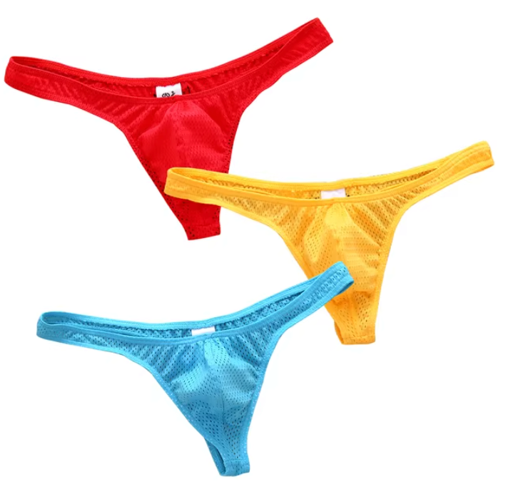 PALM SPRINGS THONGS - 3 PACK