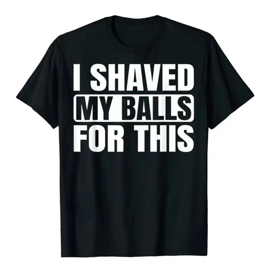 SHAVED FOR THIS TEE