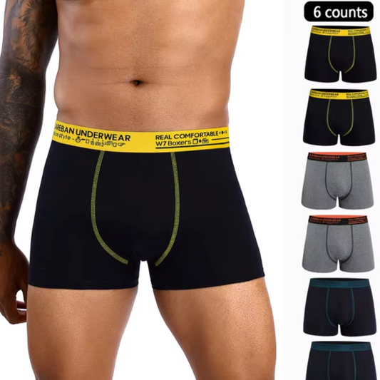 OFFSET BOXERS - 6 PACK